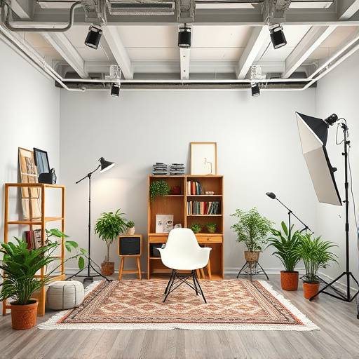 다양한 배경과 소품이 준비된 멀티 스튜디오