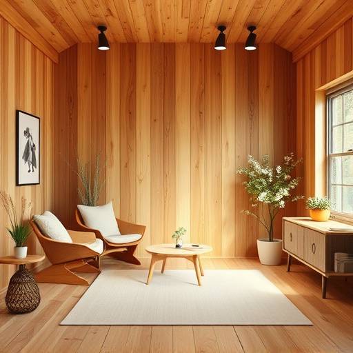 아늑하고 따뜻한 느낌의 우드톤 스튜디오